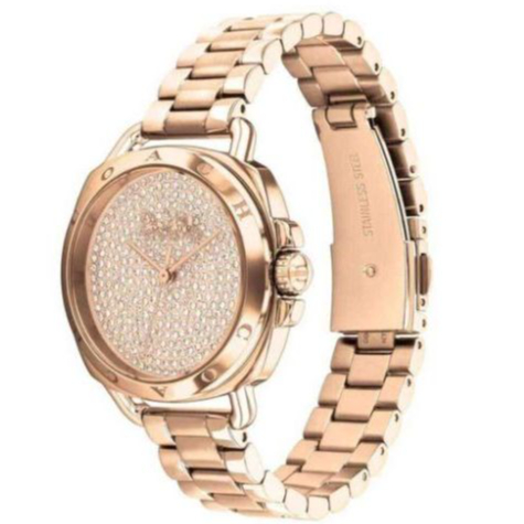 Authentic Coach Tatum Stainless Women s Watch Rose gold Gold Colour Jam Coach Wanita 14504167 14504168 Shopee Malaysia