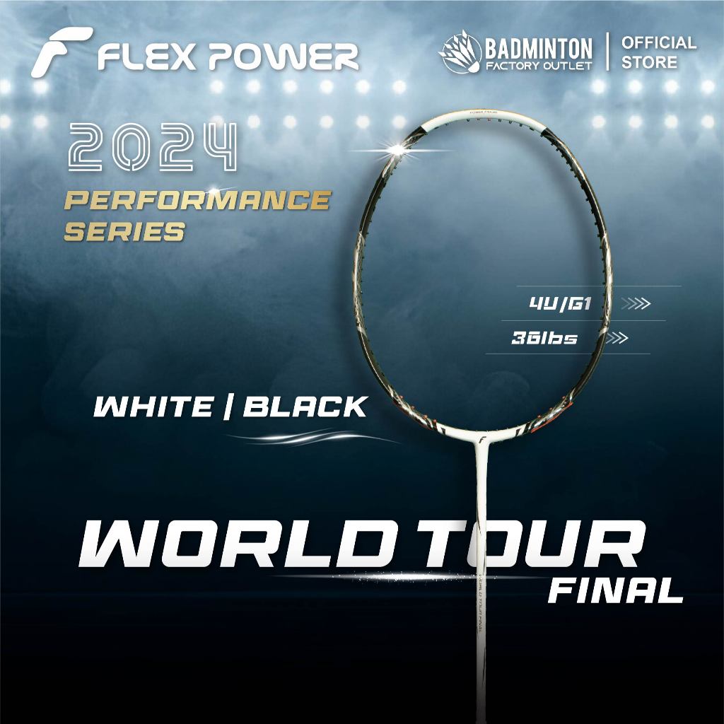 Flex Power World Tour Final Yellow Compact Frame Badminton