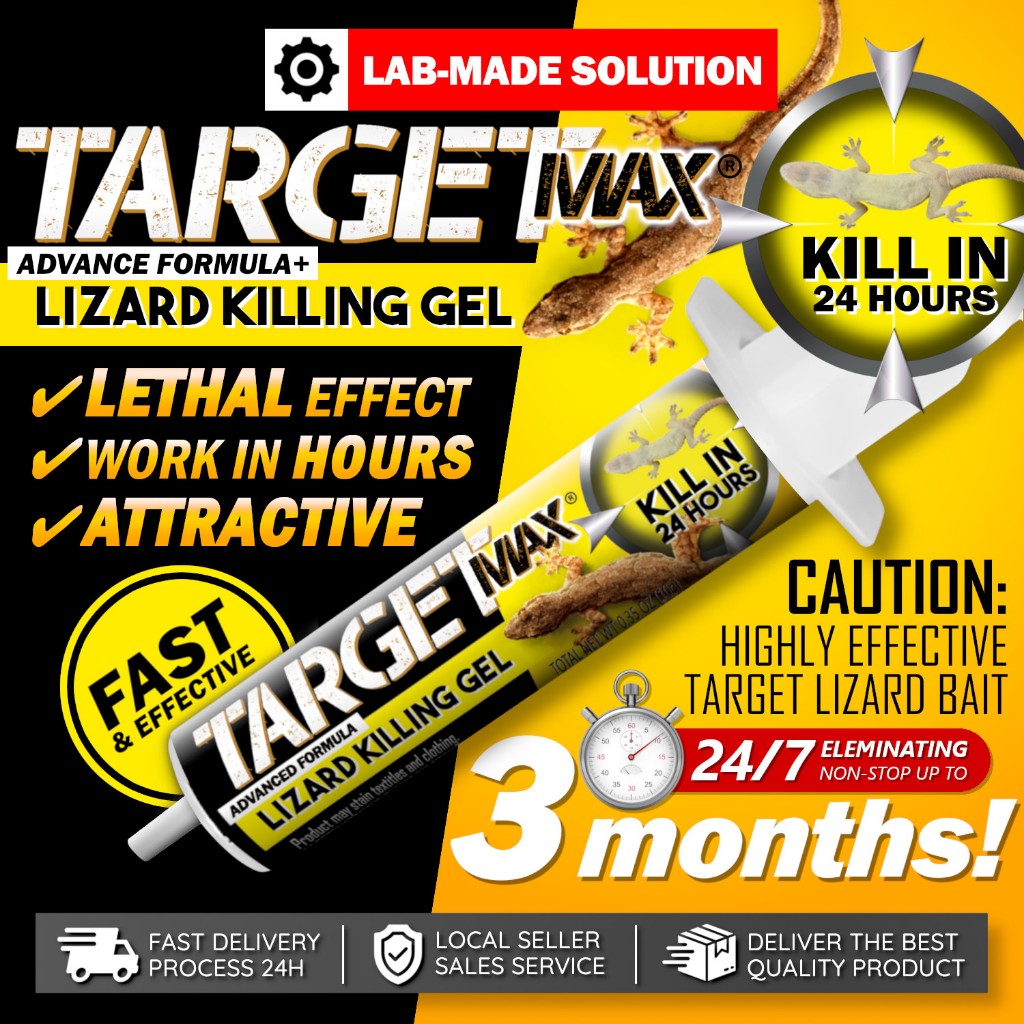 TARGET MAX Cicak Lizard Killer Racun Cicak Paling Berkesan Ubat Cicak ...