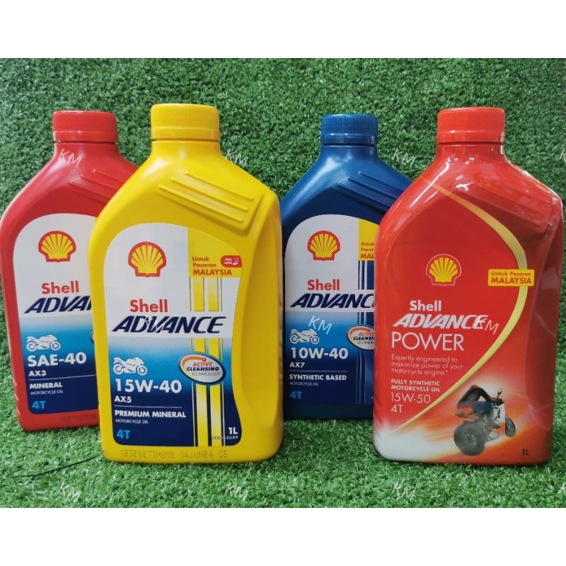 🇲🇾Malaysia Ready Stock Shell Advance 4T Oil | Shopee Malaysia