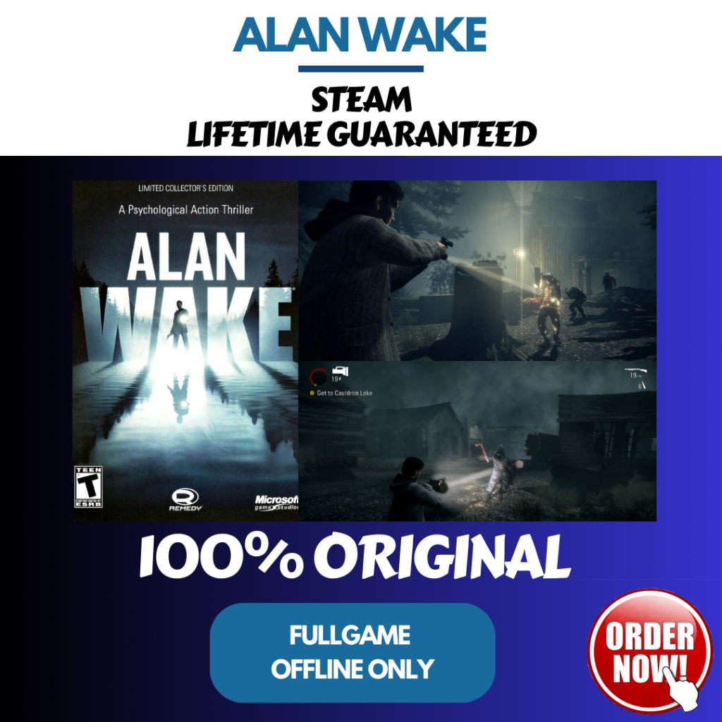 [STEAM] Alan Wake Account Full Game PC LIFETIME SUPPORT 🔥