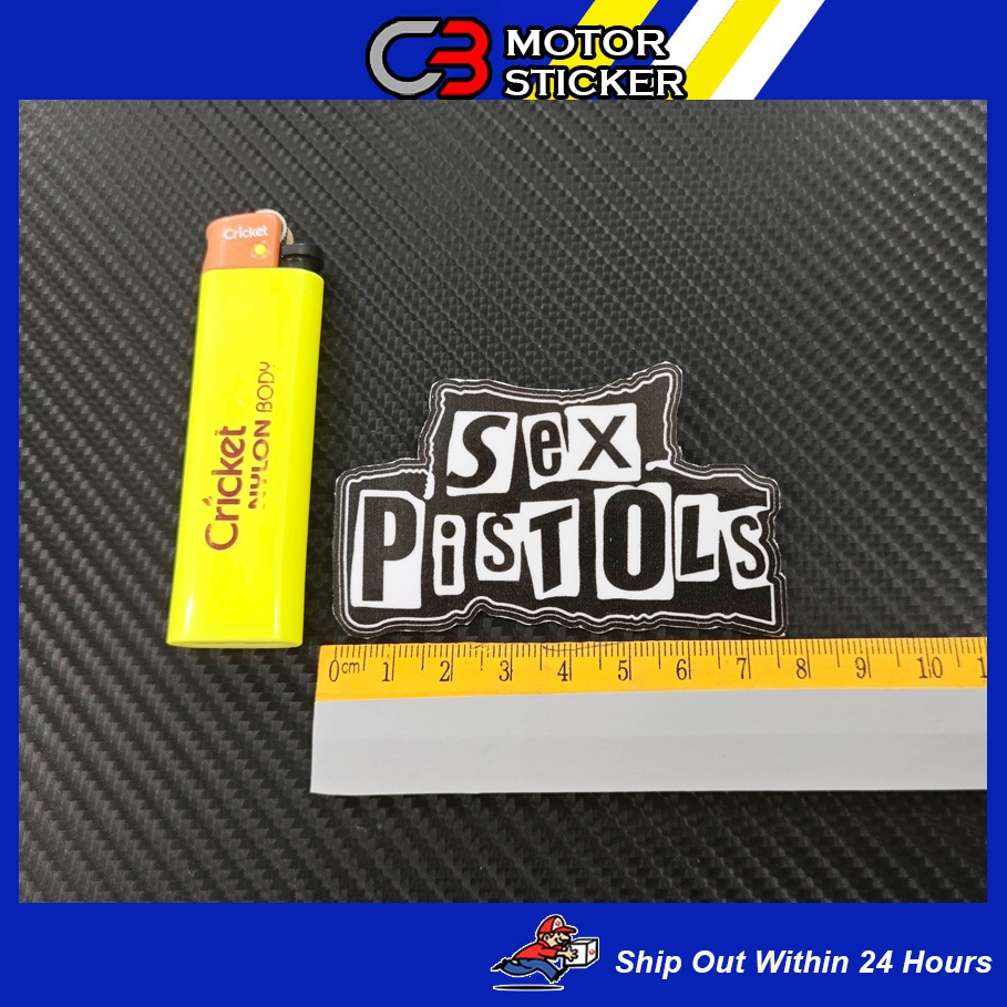 STICKER S-E-X PISTOLS STIKER MOTOR S-E-XPISTOLS STIKER / M406 | Shopee ...