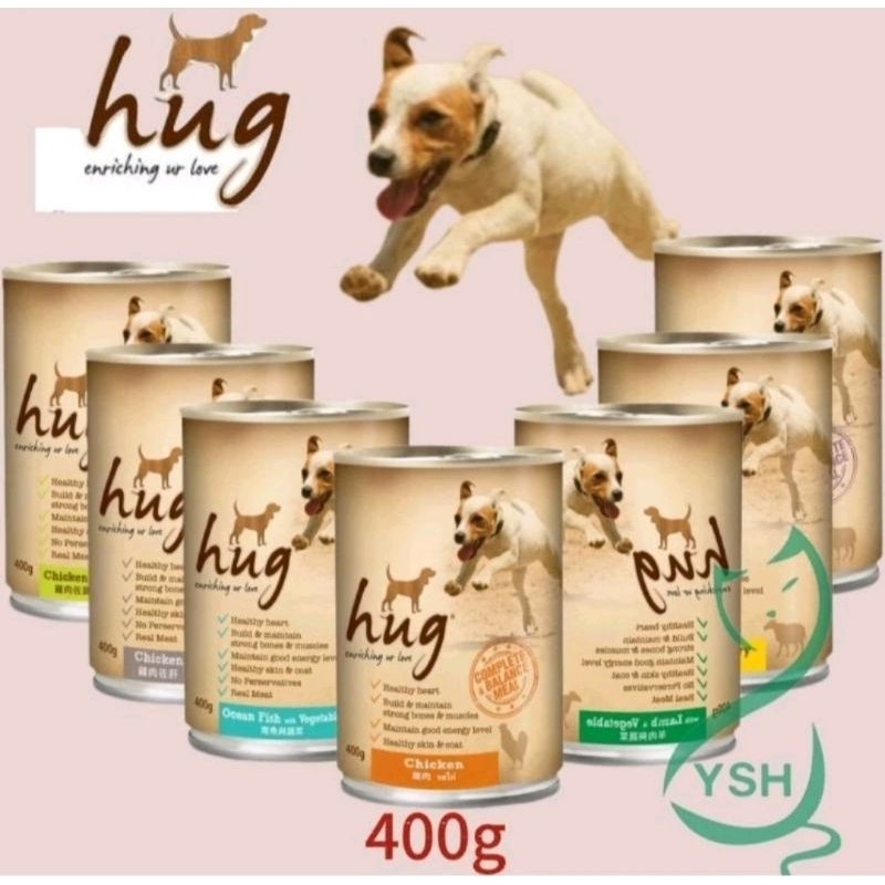 Hug Dog Canned Wet Food 400g | Shopee Malaysia