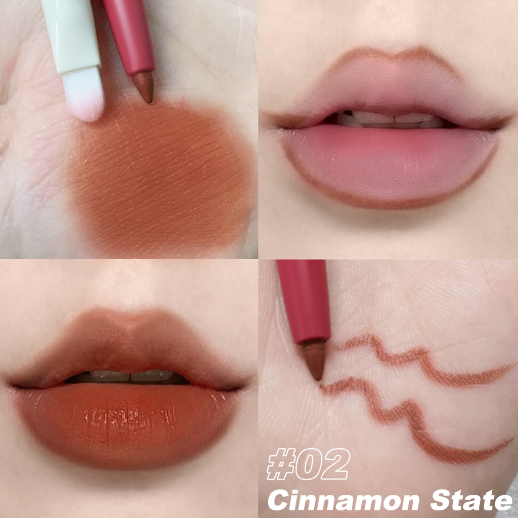 SACE LADY Velvet Mousse Multi Pencil Smooth Texture High Pigment Outline Shape 3 Colours Matte Finish High Pigment | Shopee Malaysia