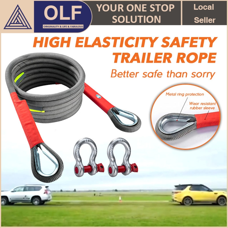 Car Towing Rope Car Rescue Rope Car Tow Rope Trailer Traction Rope 5 ...