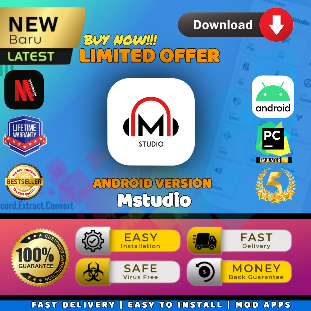 Mstudio 🔥Free Gift🔥 Modified Apps Latest Update Android Phone