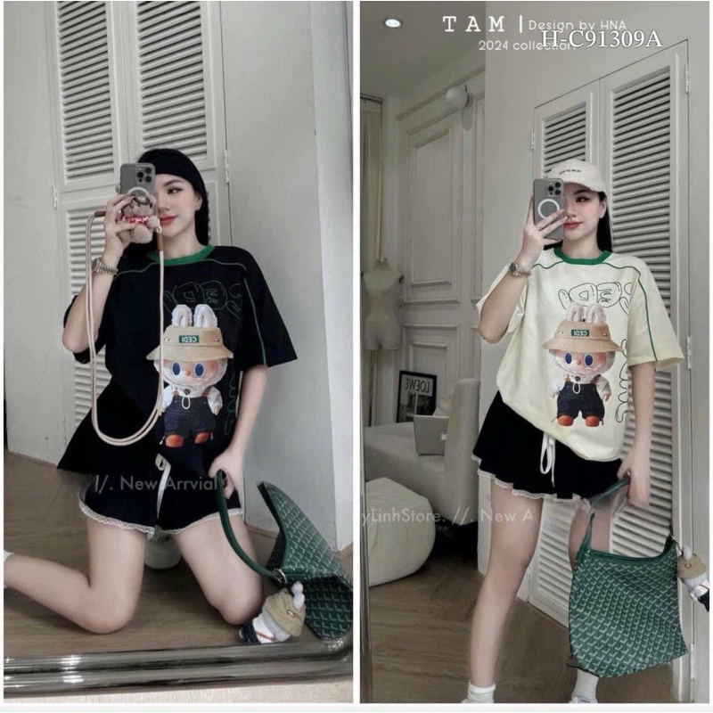 Labubu cute set clothes (top+dress) | Shopee Malaysia
