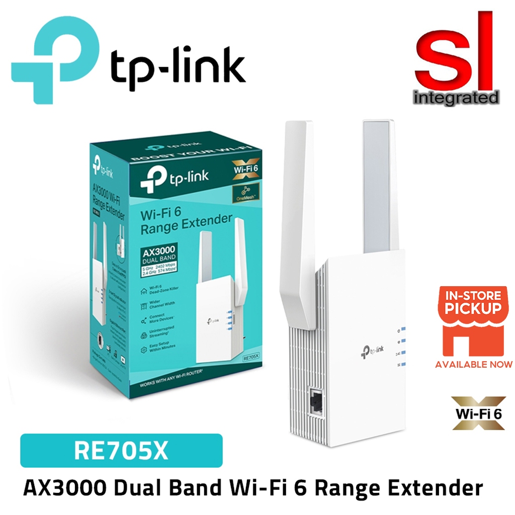 TP-Link RE705X AX3000 Dual Band Mesh WiFi 6 Extender | Shopee Malaysia