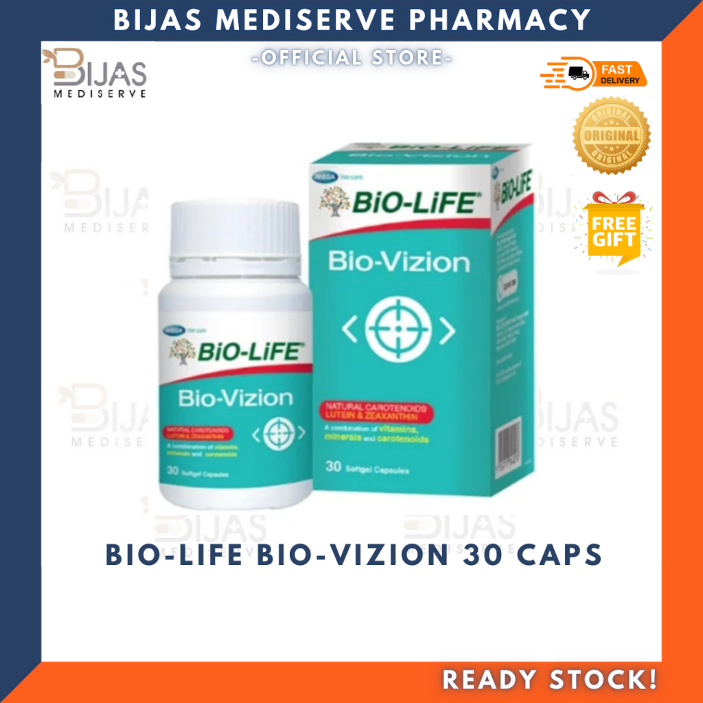 BIO-LIFE BIO-VIZION 30 CAPS (EXP: 02/2025) | Shopee Malaysia