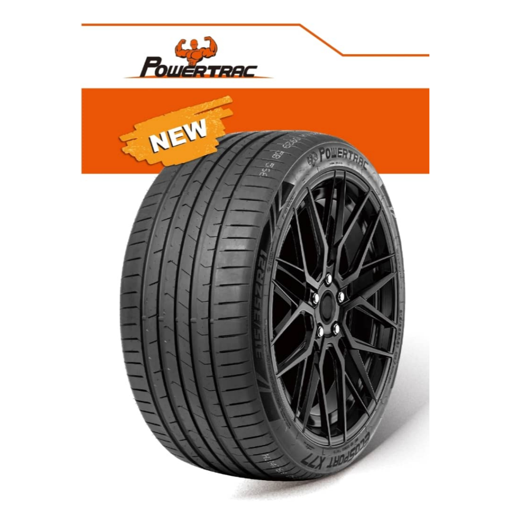 2 X POWERTRAC ECOSPORT Tyres 205/55ZR17 95W XL - Extra Load Summer Tyres For Cars