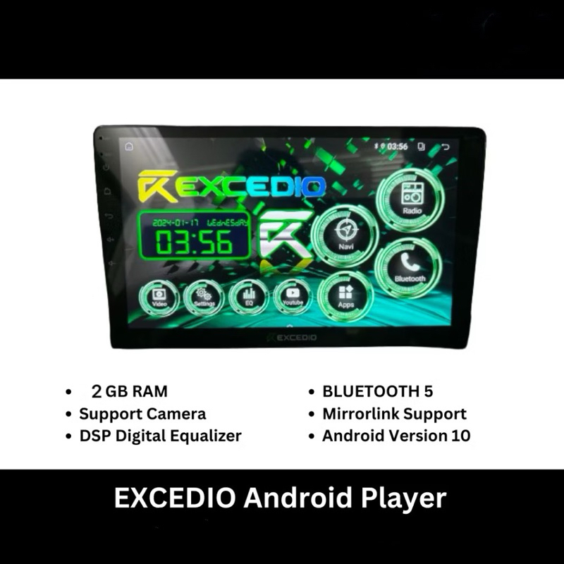 Excedio Car Android Player 9
