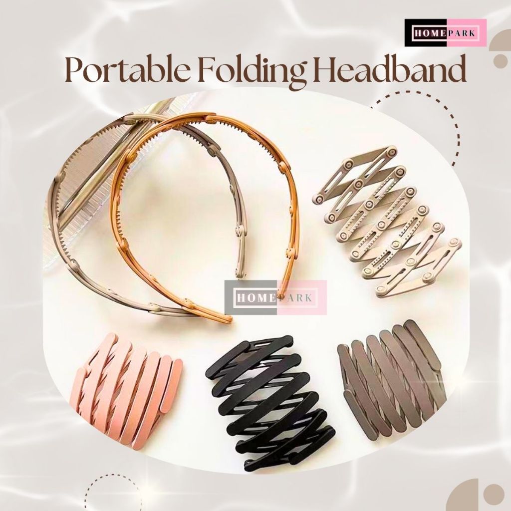 [Pos Dari Malaysia] Pocket Stretchable Hairband Lipat Cekak Rambut ...