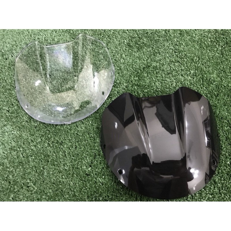 YAMAHA 125Z Y125 Y125Z OLD VISOR CAP WINDSHIELD COWLING LENS BLACK
