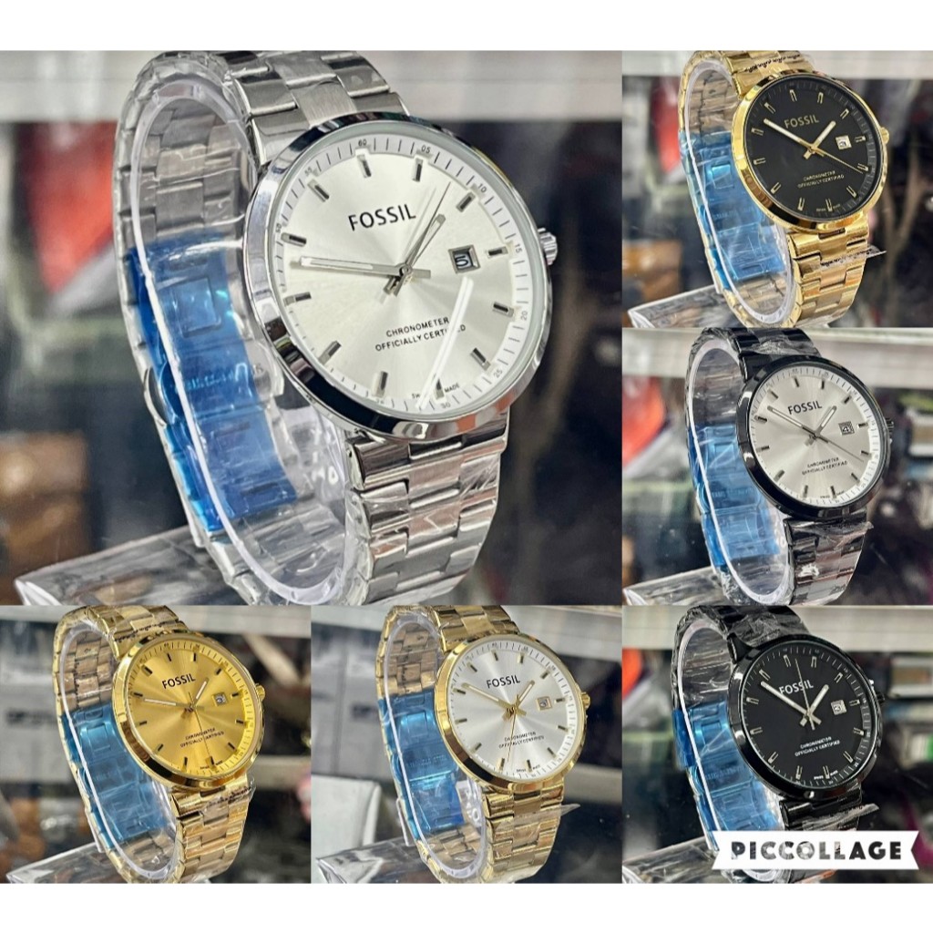 Men's fossil watch with date best sale