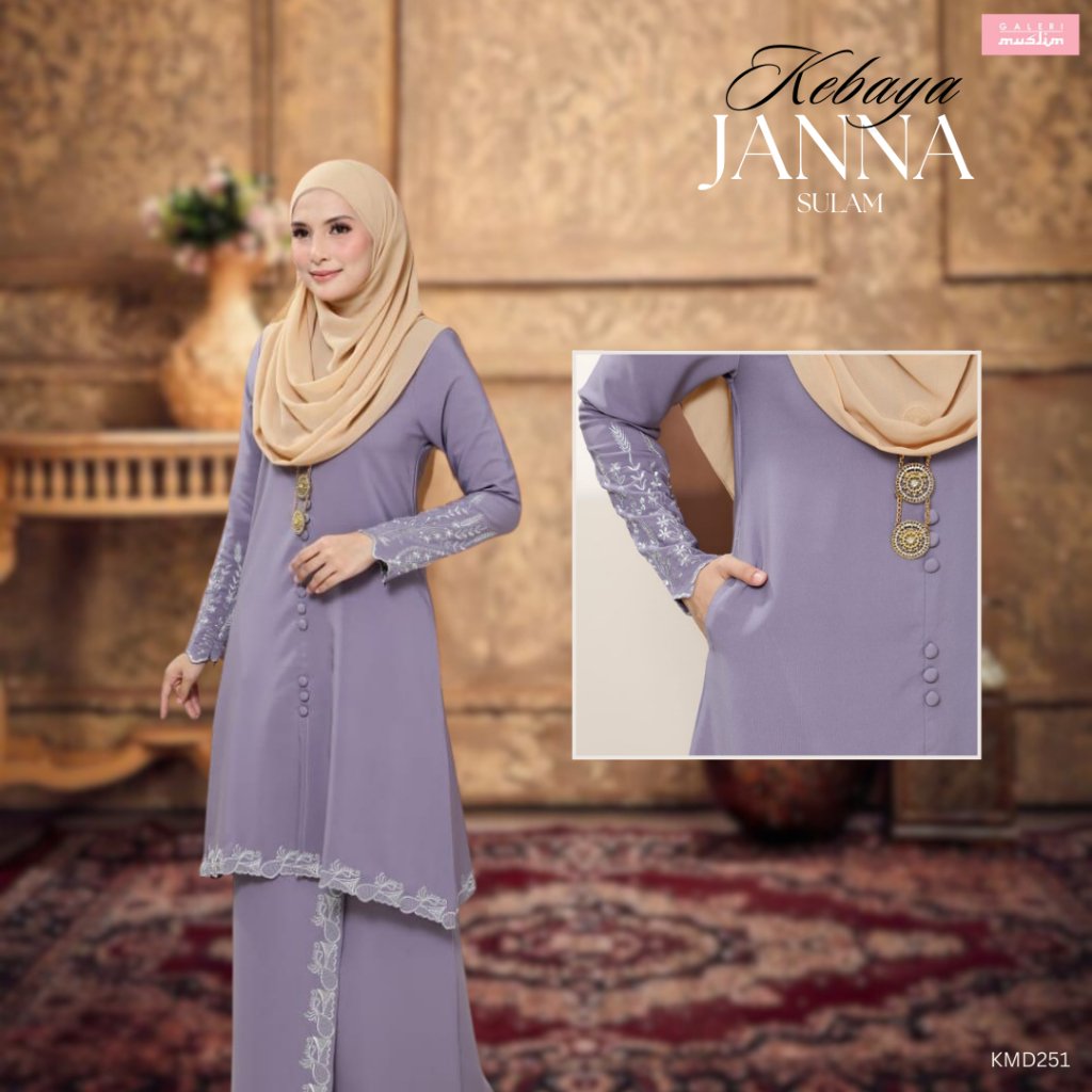 SERAHAUS Kebaya Sulam Janna - Kebaya/Kurung Moden Wanita