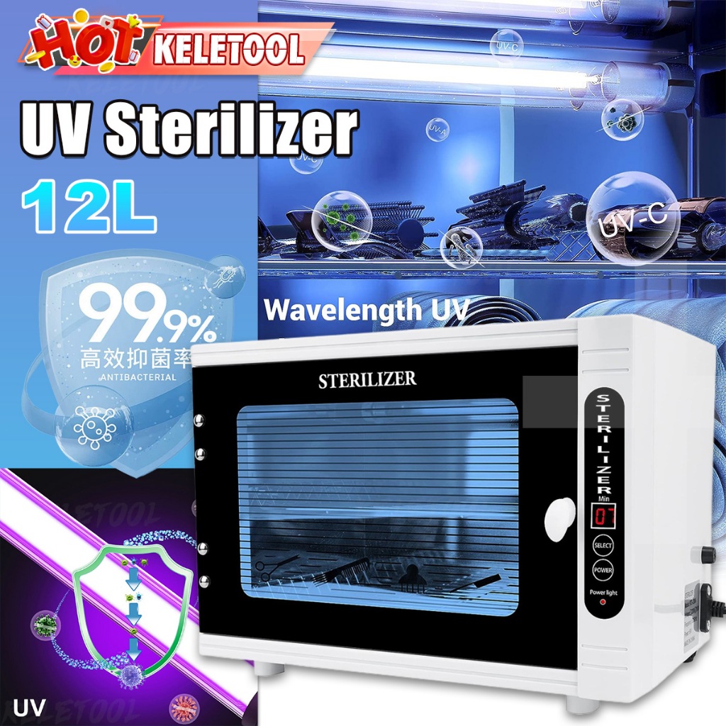UV Sterilizer Baby Bottle Salon Beauty Nail Towel Tools Steriliser ...