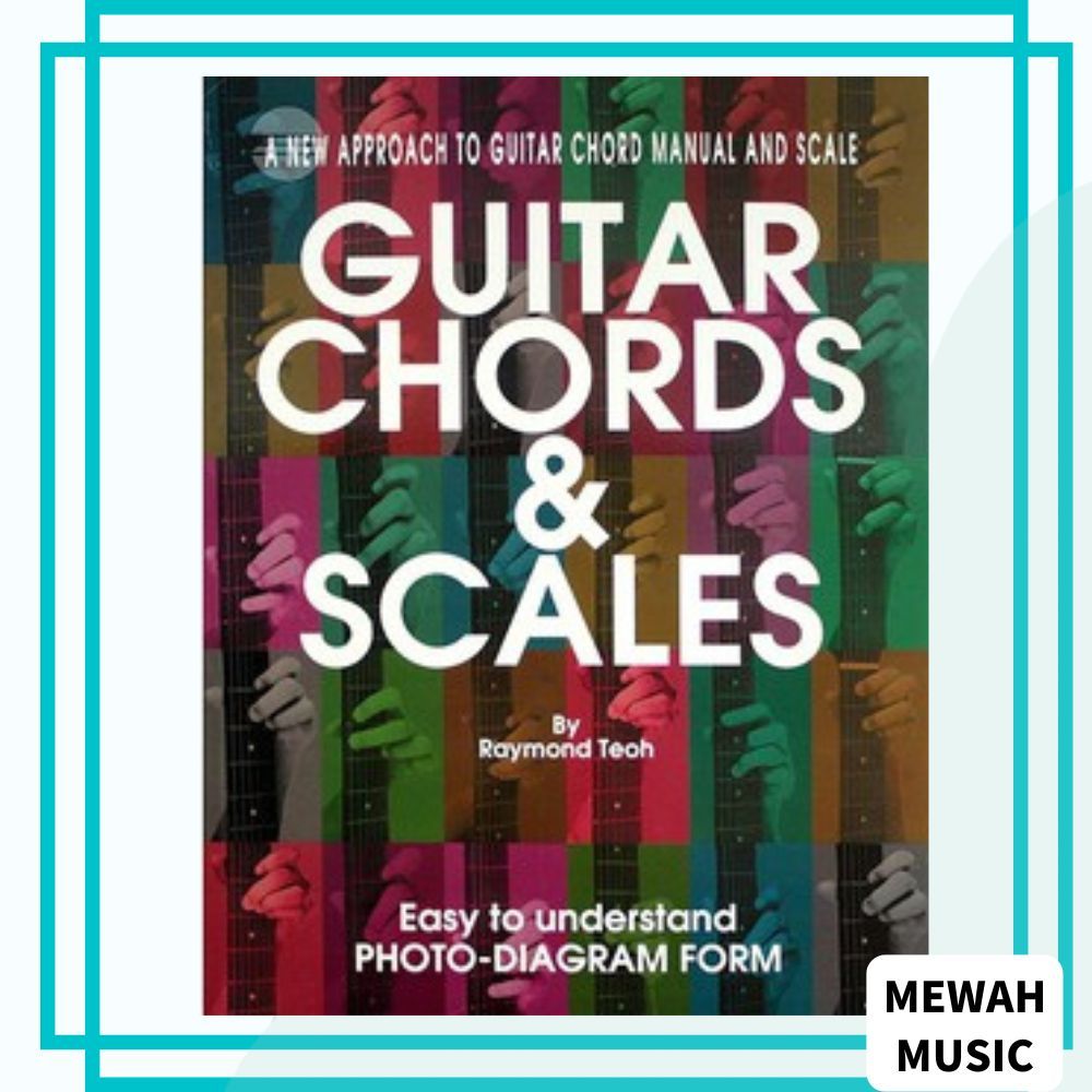 Guitar Chords & Scales With Photo Diagram Form Guitar Book For Beginner ...