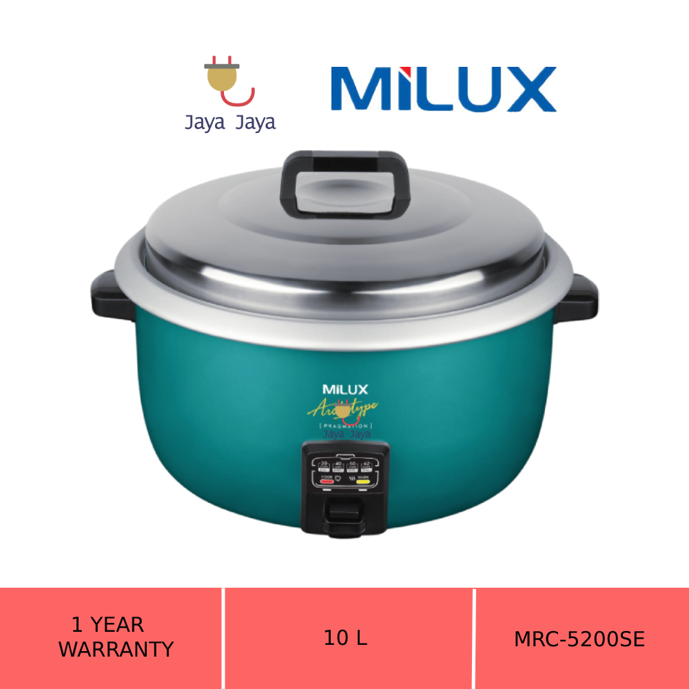 Milux Electric Rice Cooker 10L MRC-5200 MRC5200 MRC5200SE | Shopee Malaysia