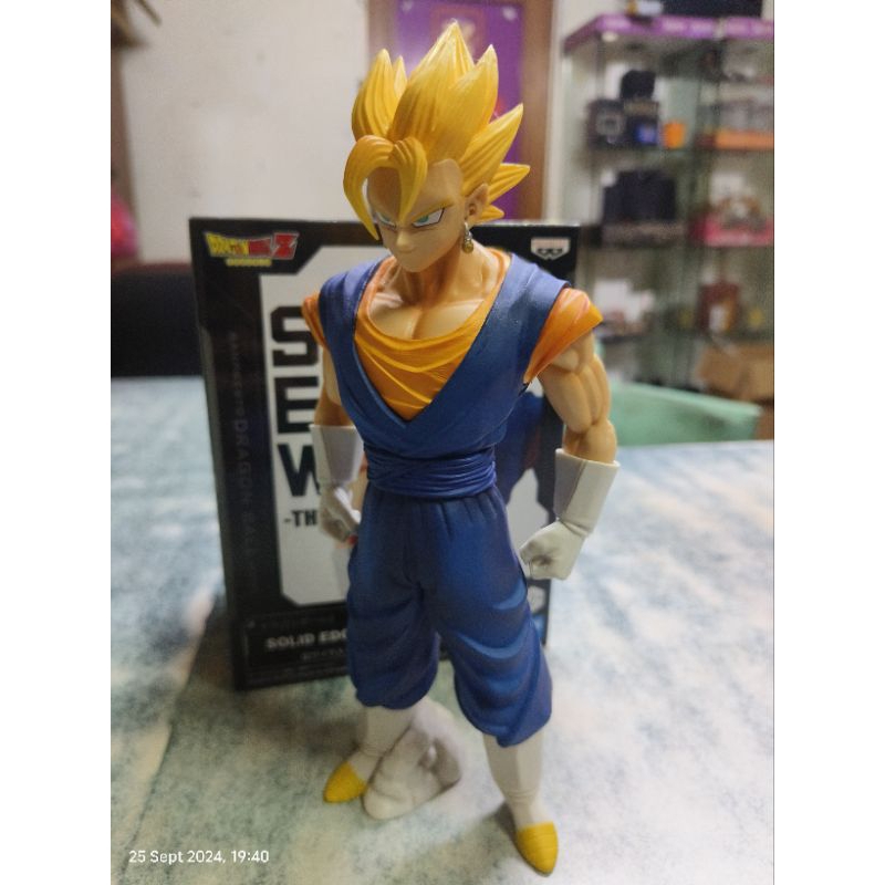 Banpresto Dragon Ball Anime Figurines Solid Edge Works Super Saiyan Vegeta PVC A