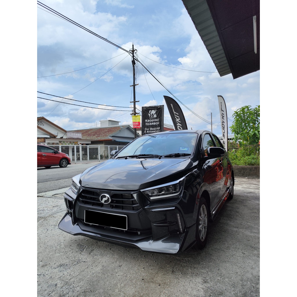 PERODUA AXIA 2023 GR AGYA STYLE FRONT BUMPER/SIDE SKIRT/REAR SKIRT WITH ...