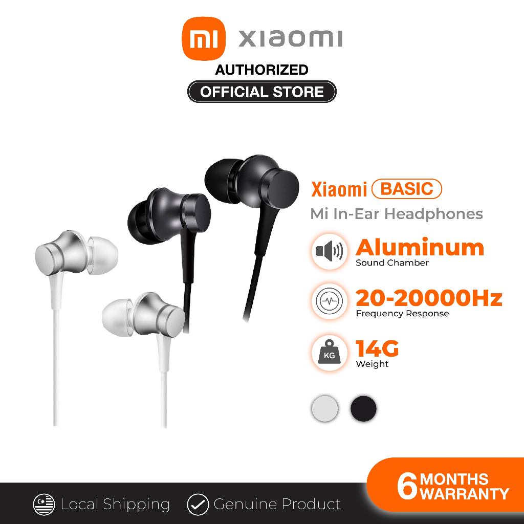 Xiaomi Mi In-Ear Headphones Basic Piston Earphone 14g 20-20000Hz 32Ω ...