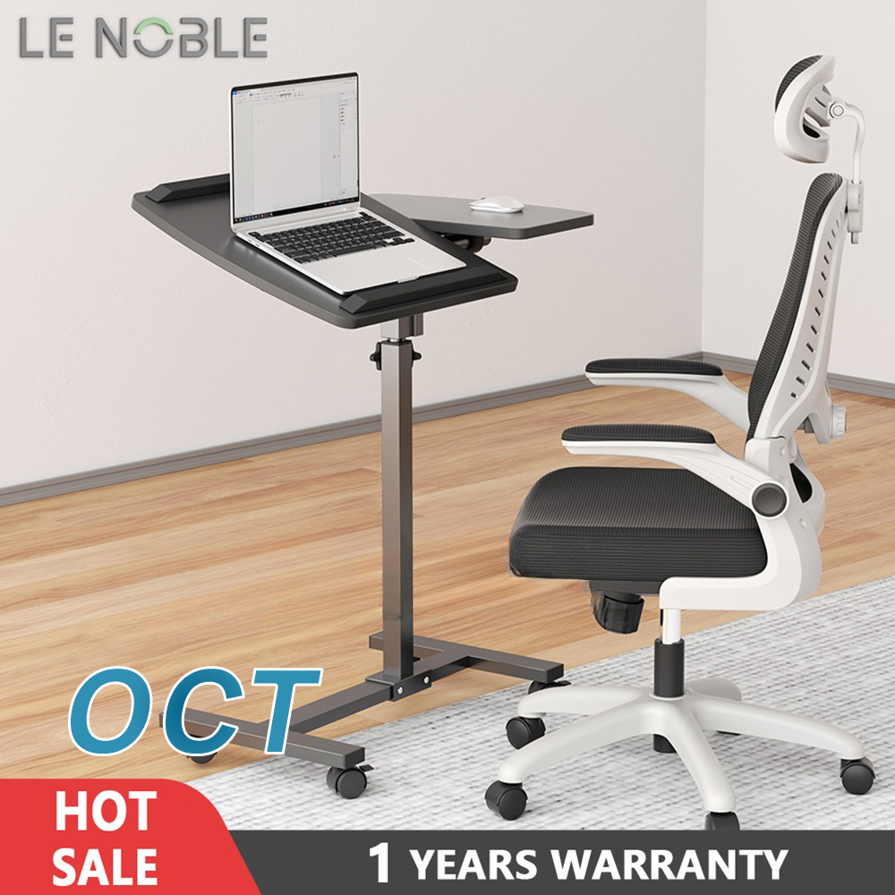 LENOBLE Foldable Liftable Laptop Table Upgraded Bedside Table With 4 ...