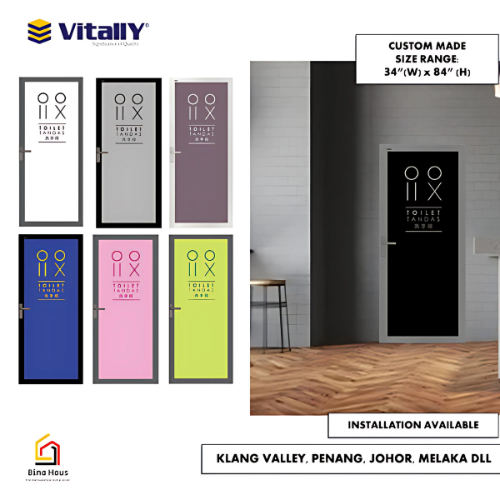 Vitally pintu bilik air pintu tandas toilet door bathroom door pintu ...