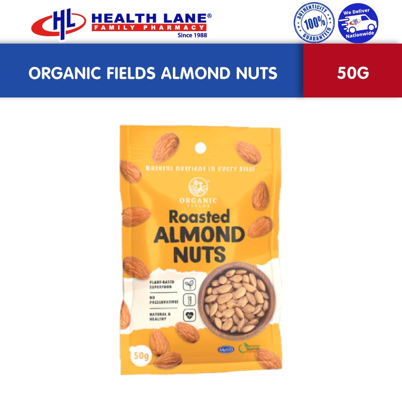 ORGANIC Fields Almond Nuts (50g) | Shopee Malaysia