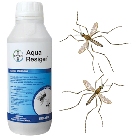(Pest Control) Bayer Aqua Resigen 1Litre Lalat Mosquitoes Flies Nyamuk ...