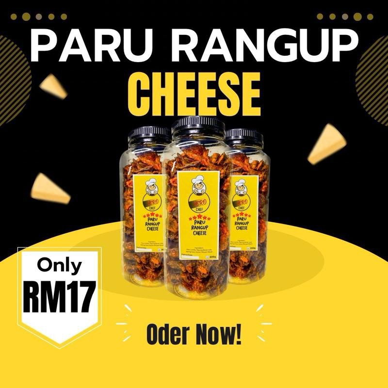 Paru Rangup Hero Chef - Original, Cheese, Kari, Salted Egg (200g ...