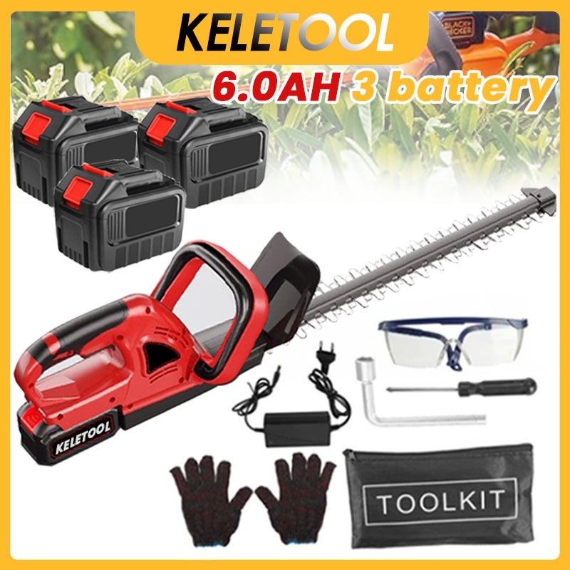 22 inch rechargeable hedge trimmer electric shrub lawn trimmer cordless