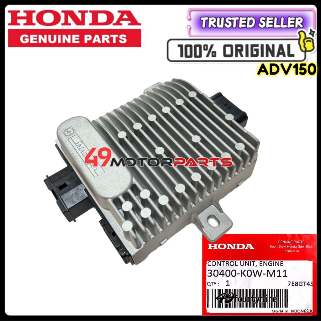 100% ORIGINAL HONDA ADV150 ECU ENGINE CONTROL UNIT 30400-K0W-M11 ...