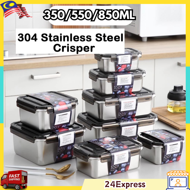 【READY】Stainless Steel Food Container Lunch Box Stainless Steel ...