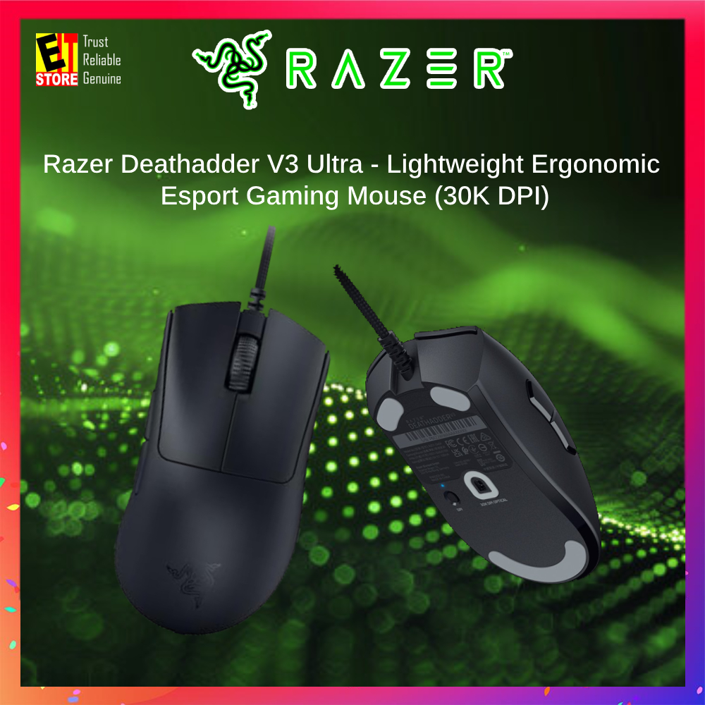 Razer DeathAdder V3 Ultra-Lightweight Ergonomic Esports Mouse - ( RZ01 ...