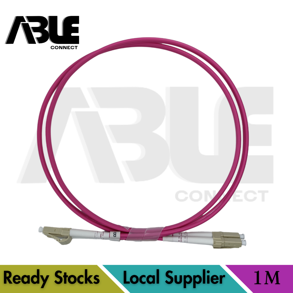 LC to LC OM4 Multi mode LC-LC LSZH 50/125 MM MMF Duplex LC/LC Multimode ...