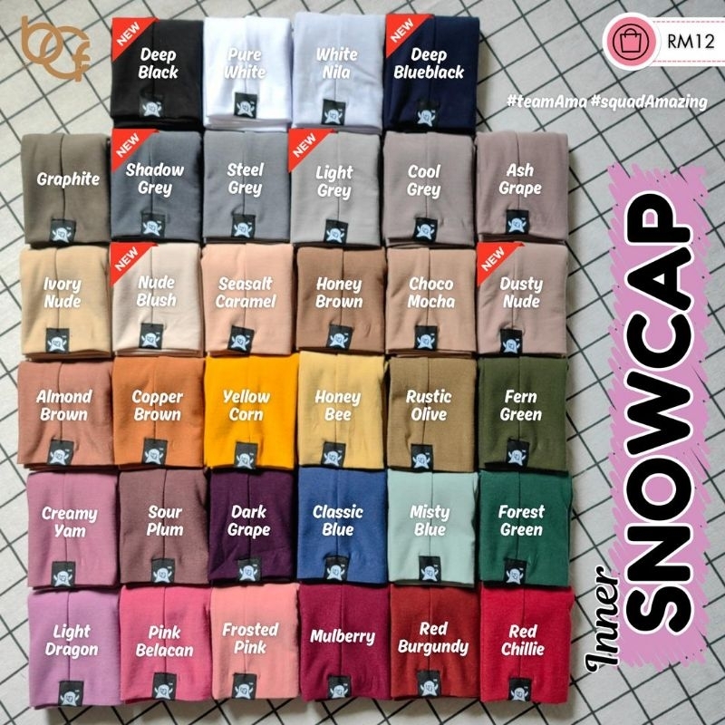 Inner Snowcap Hantu snowcap bcf anak tudung selesa | Shopee Malaysia