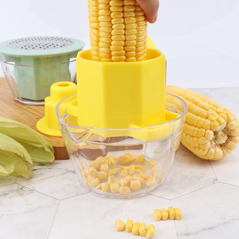 4IN1 Corn Stripper Corn Remover Potato Ginger Carrot Cutter Kitchen ...