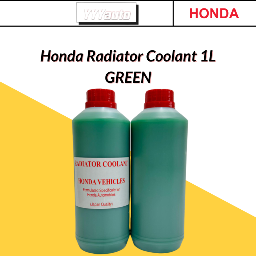 HONDA GREEN RADIATOR COOLANT FOR HONDA VEHICLES(100% Japan Quality) (1L ...