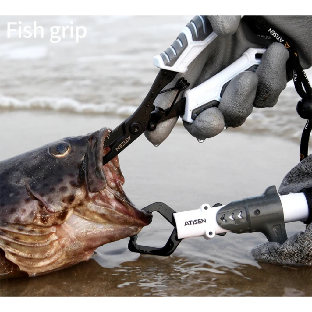 Stainless Steel Fishing Gripper Professional Fishing Lip Grabber Tool