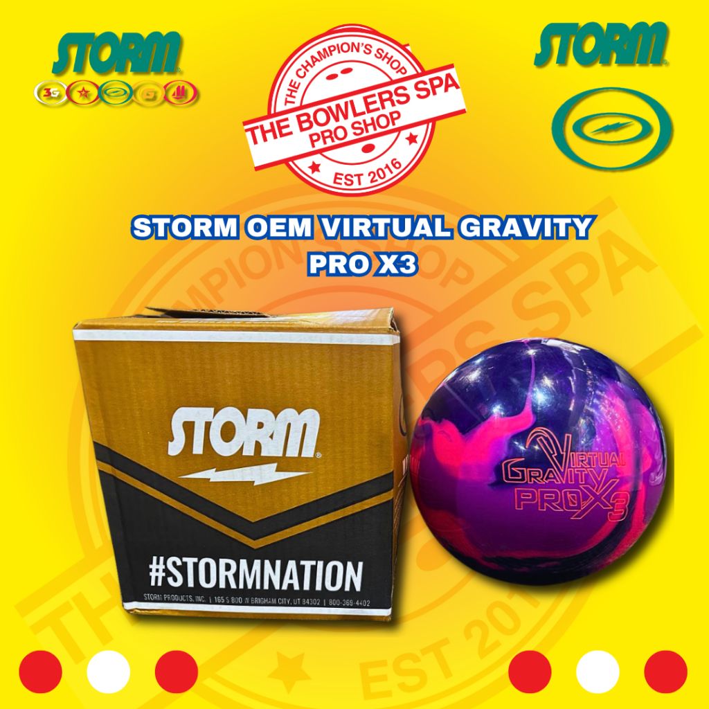 STORM OEM VIRTUAL GRAVITY PRO X3 BOWLING BALL | Shopee Malaysia