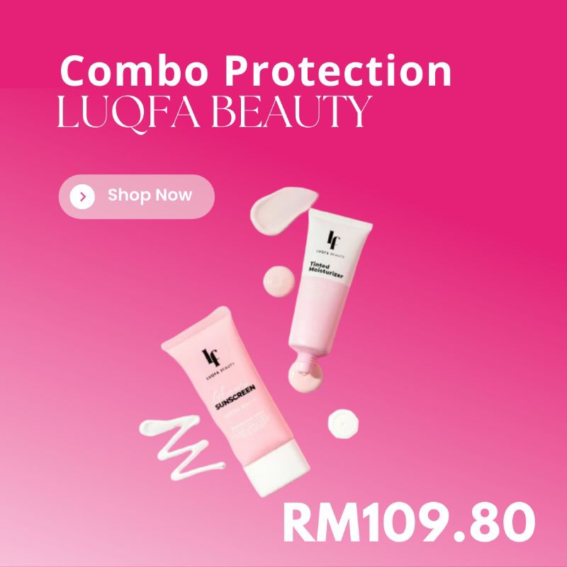 LUQFA BEAUTY COMBO PROTECTION SUNSCREEN & MOISTURIZER | Shopee Malaysia