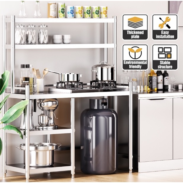 Kitchen Rack Gas Rack Stove Rack Dapur Rak Shelf Kitchen Storage Rak ...