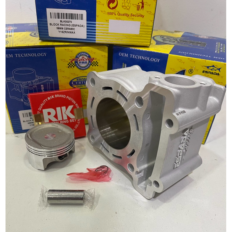ESPADA YAMAHA Y16 / NVX / NMAX / R15 V3 / MT15 58MM 60MM CERAMIC RACING ...