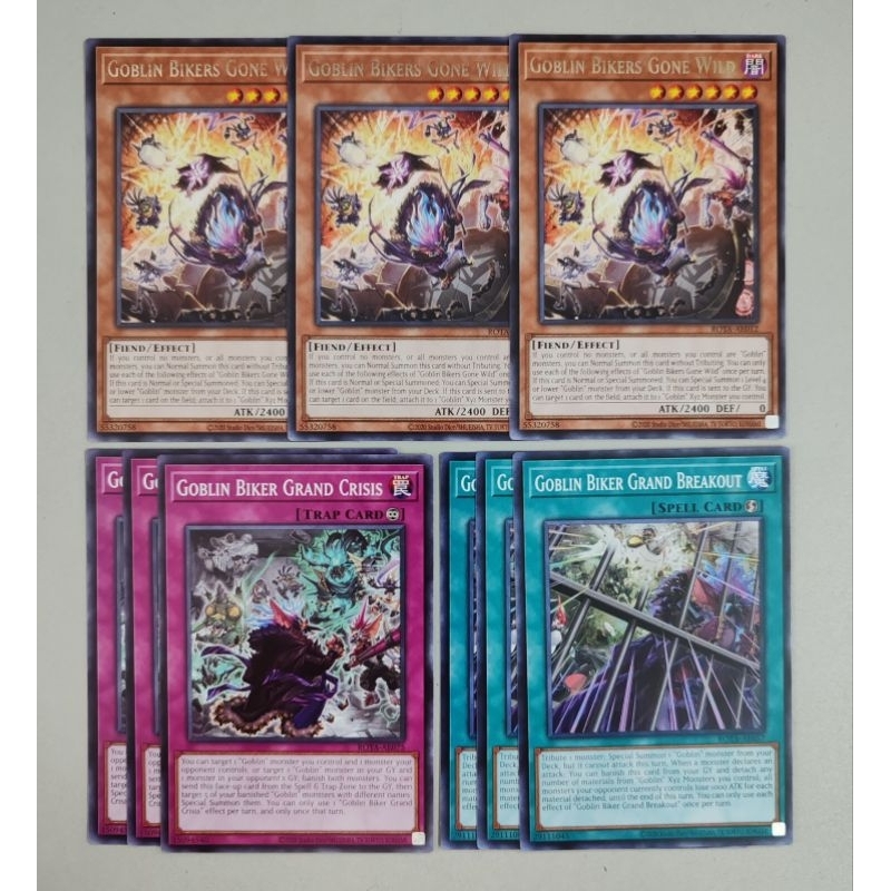 YUGIOH AE ROTA 1206 GOBLIN BIKER / GOBLIN RIDER MINI SET[RARE AND ...