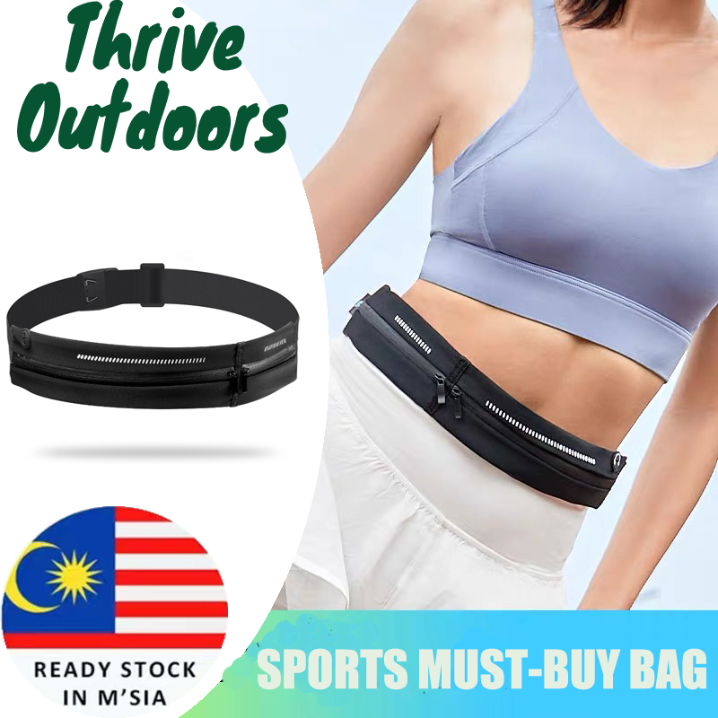 Sports Bra Bra Money Pouch Sports Waist Belt Bag Dual Pockets