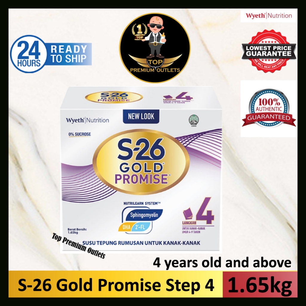 S26 Gold Promise Step 4 (1.65kg) Exp: 02/2027 (Wyeth) (Newest Stock ...