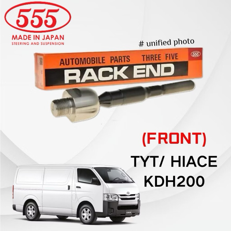 RACK END (2PCS) TOYOTA HIACE KDH200 TRH203 2004-2021 (45503-29836 ...