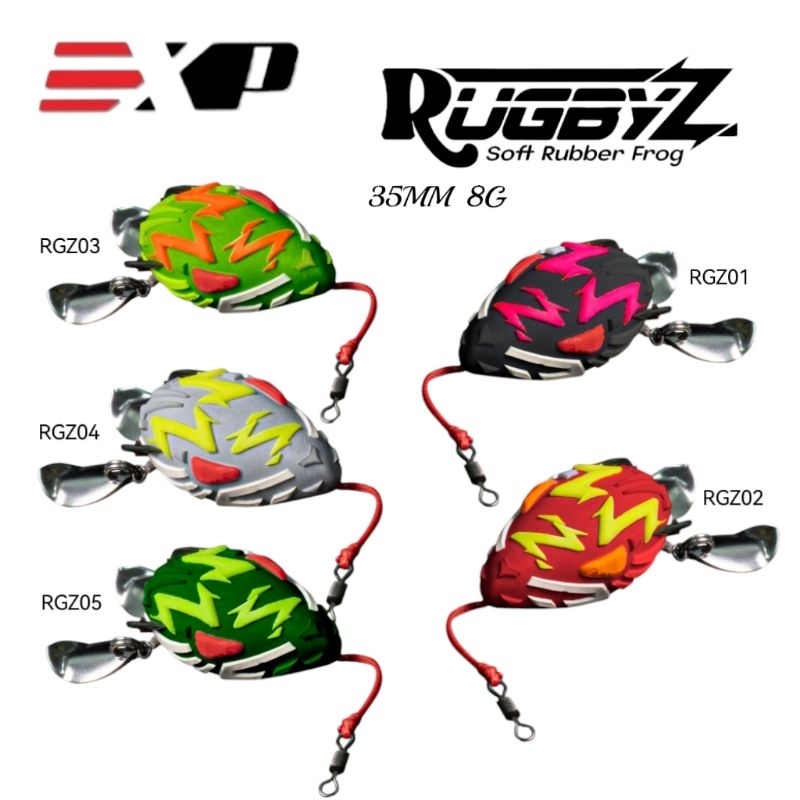 EXP RUGBY-Z SOFT RUBBER FROG 35MM/8G | Shopee Malaysia
