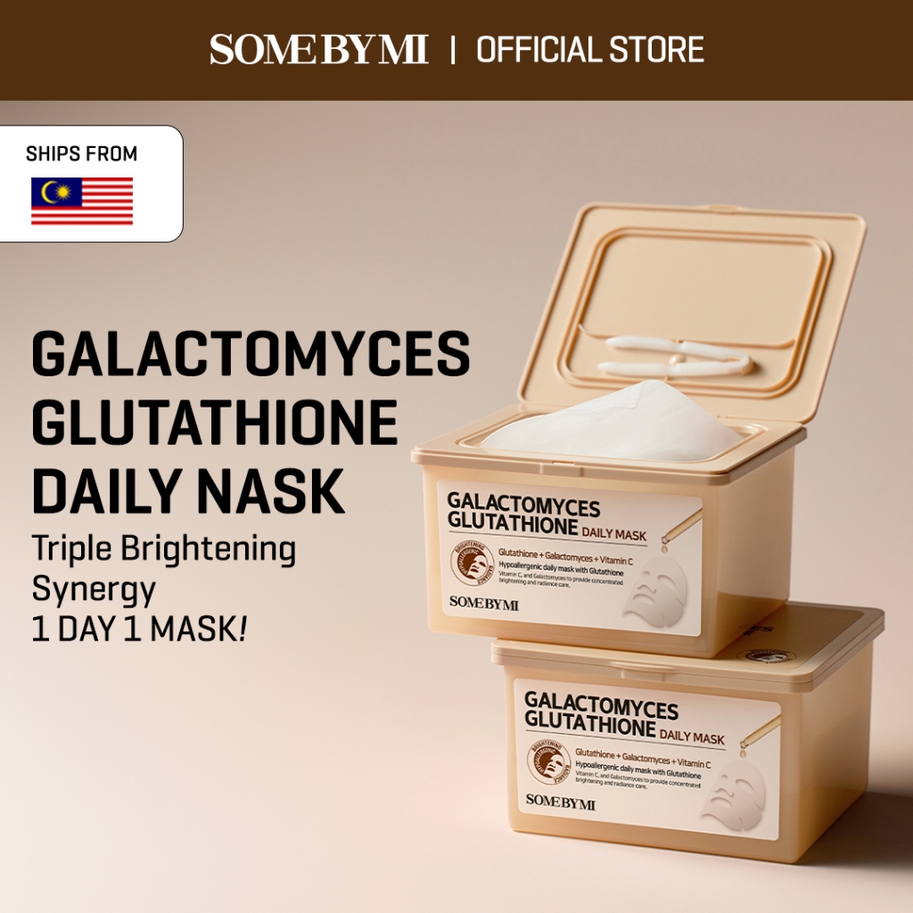 SOME BY MI Galactomyces Glutathione Daily Mask (30 Pcs) | Shopee Malaysia