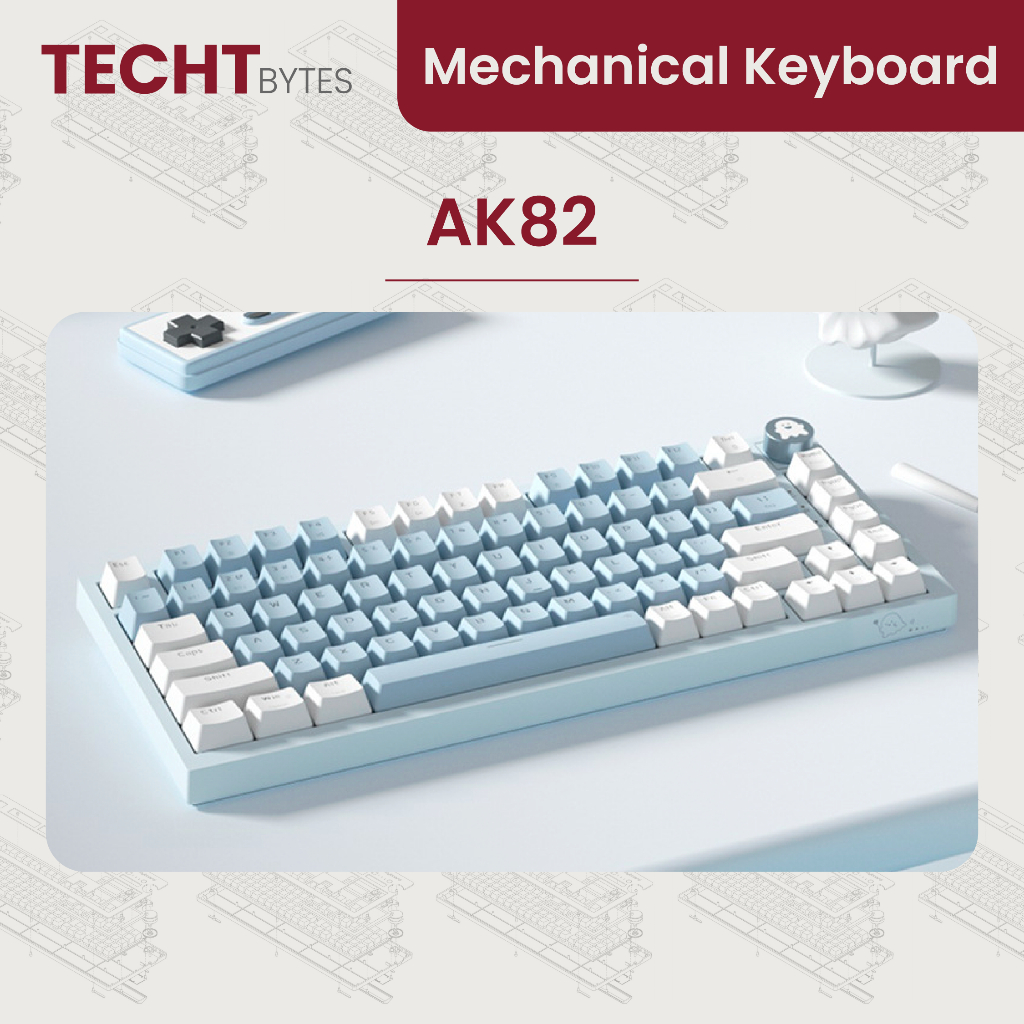 AK82 Hot-Swappable Mechanical Keyboard | Shopee Malaysia